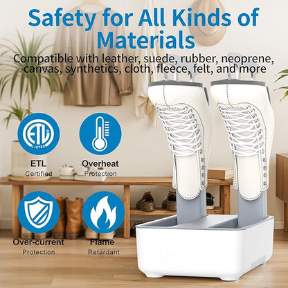 LAVIEAIR Boot Dryer Shoe Dryer for Work Boots Sneakers and Gloves, - Image 4
