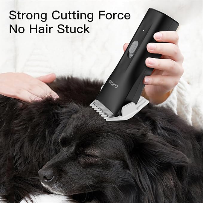 Prowerful Home Professional Dog Grooming Kit Clipper Low Noise USB Rechargeable - Image 4