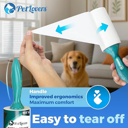 PetLovers Extra Sticky Lint Roller Ultimate Value Set 800 Sheets - Image 4