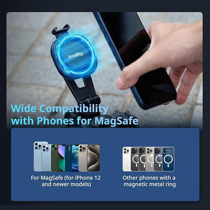SMALLRIG AC-10 Magnetic Attachable Phone Clamp, Phone Mount - Image 6
