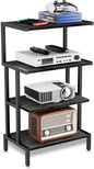 Aquzee Media Stand, Gaming Shelf, 4 Tier Small Electronics Shelves Video Game by Aquzee