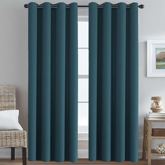 H.VERSAILTEX Premium Blackout Thermal Insulated Room Darkening Curtains by HVERSAILTEX