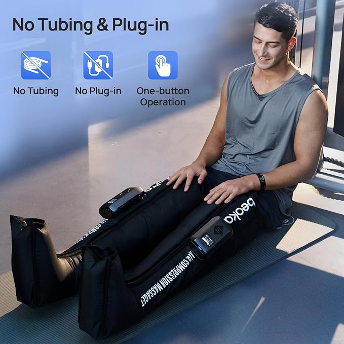 beoka Leg Massager for Circulation and Pain Relief, Cordless Air Compression - Image 5