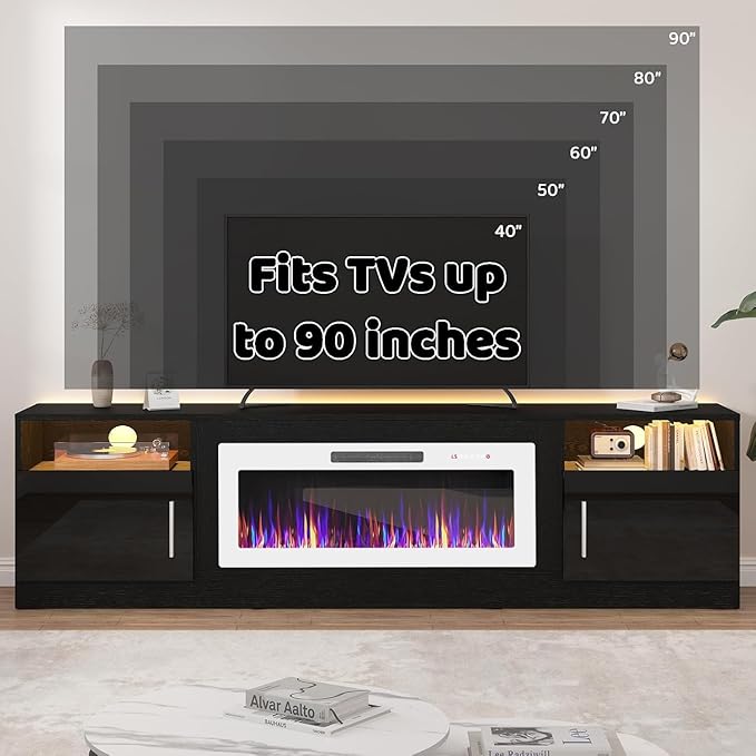 Lemberi Fireplace tv Stand - Image 7