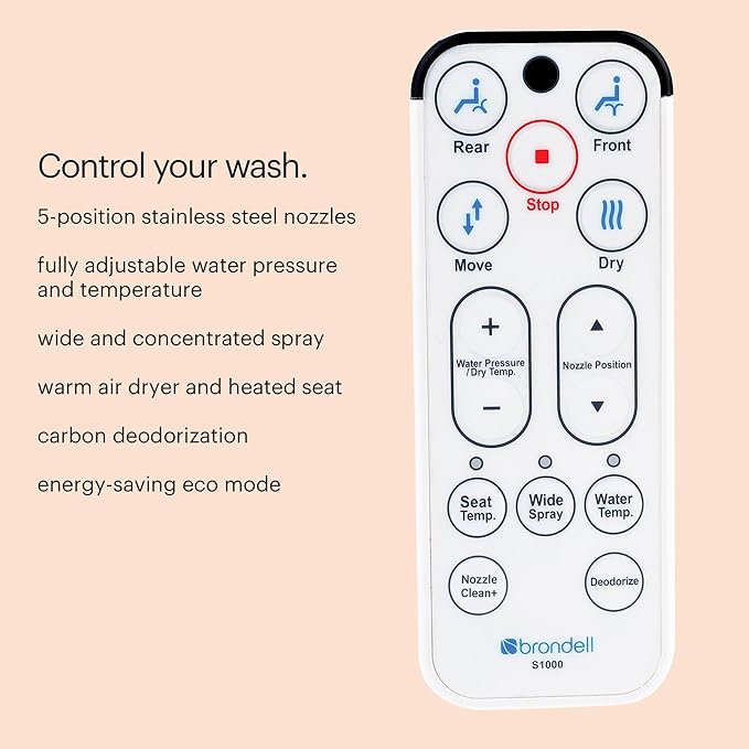 Brondell S1000-RW Swash Electric Bidet Toilet Seat - Image 6