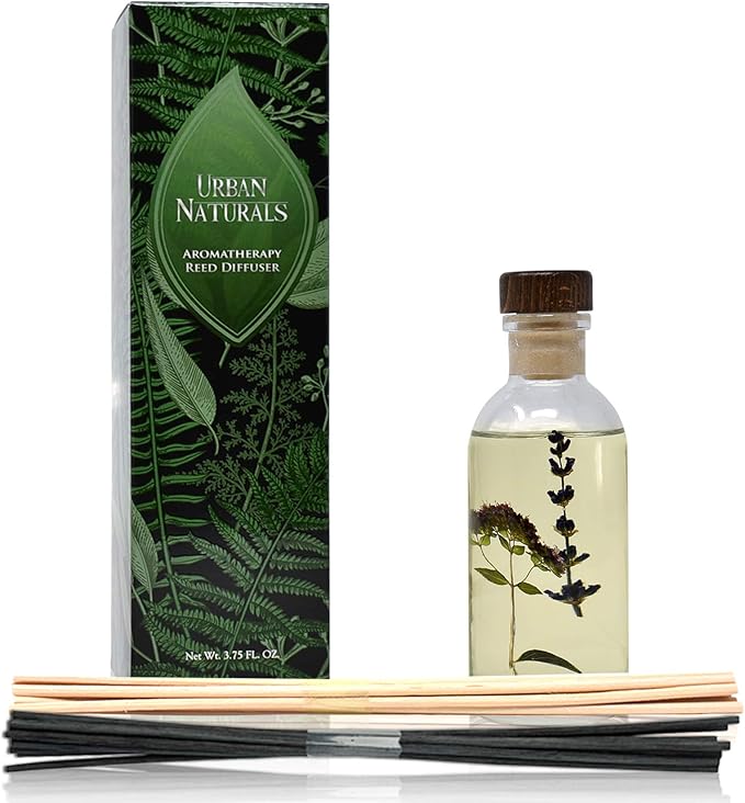 Urban Naturals Garden Lavender Reed Diffuser Oil Set - Image 3