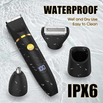 Qreeyx Manscape Body Trimmer for Men, 3 in 1 Men's Grooming Kit - Image 5