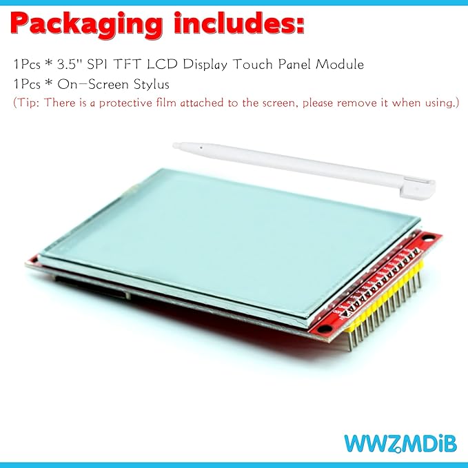 WWZMDiB TFT LCD Touch Display Module SPI Interface - Image 2