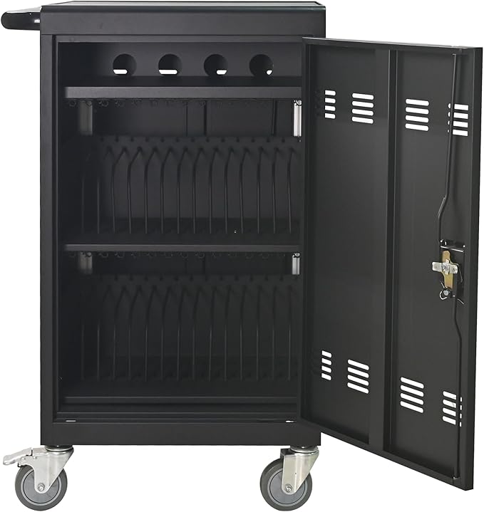 32-Bay Mobile Charging Cart - Image 4