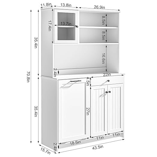 OLD CAPTAIN Tilt Out Trash Cabinet - Image 2
