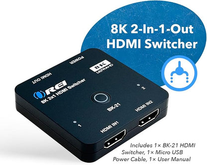 OREI 8K 2x1 HDMI Switch 4K@120hz - Image 3
