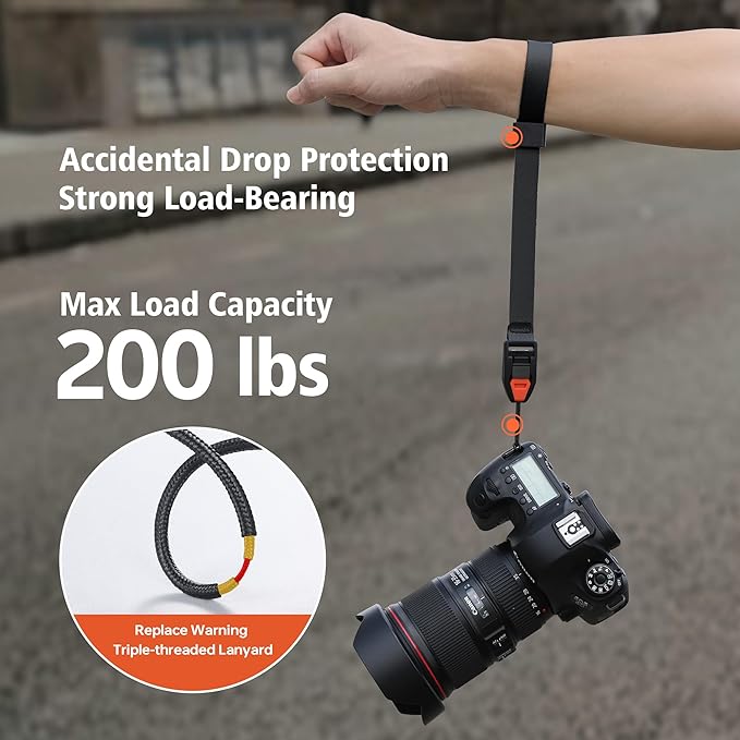Manbily Camera Wrist Strap, Quick Release Camera Hand Strap - Image 3