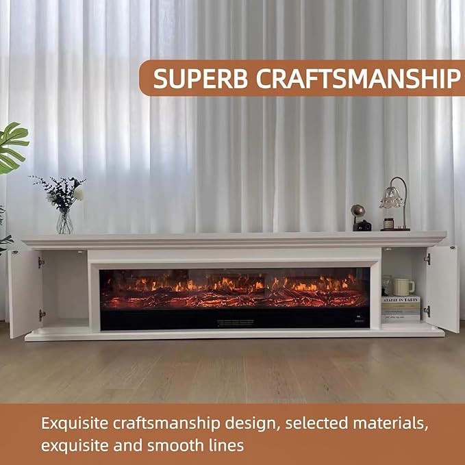 Freestanding Electric Fireplace Heater - Image 7