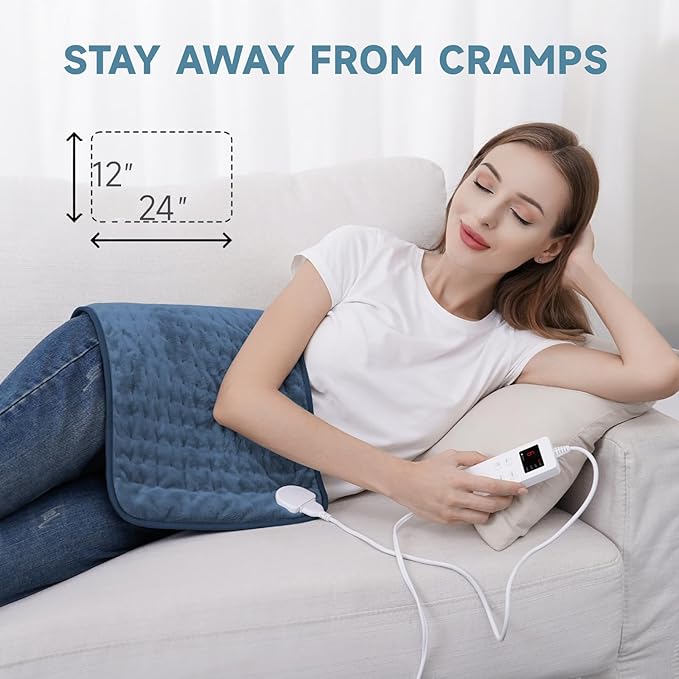 Heating Pad for Back Pain Relief, ZUODUN Electric Heating Pads for Cramps - Image 2