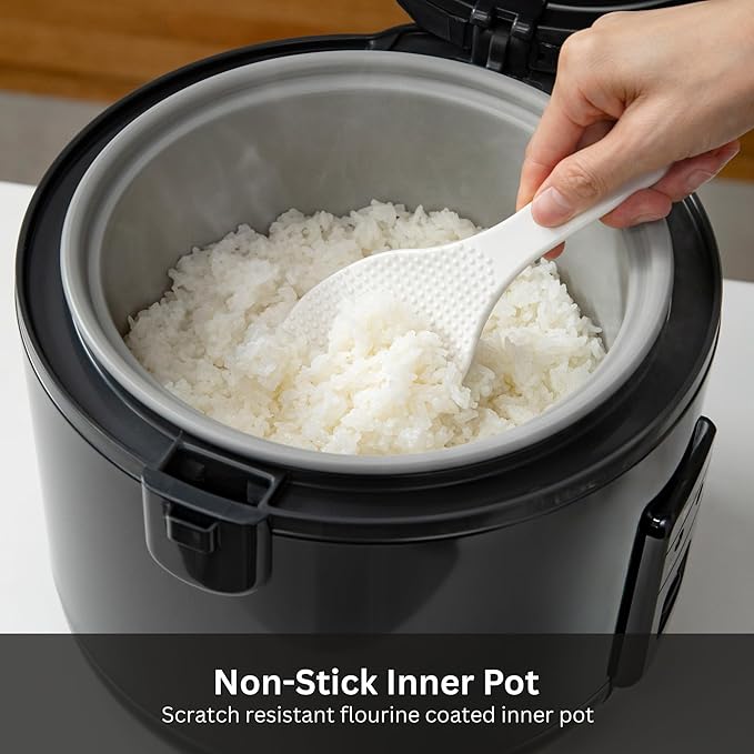 Tiger JNP-S55U-KY 3 Cup Capacity White Rice Cooker - Image 3