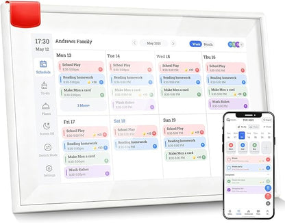 Calendar, 10.1" WiFi Smart Wall Calendar & Chore Chart by Unknown