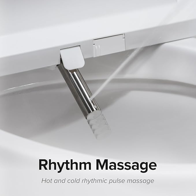 SmartBidet® SB-1200 Luxury Advanced Electric Smart Bidet Round White Toilet Seat - Image 3