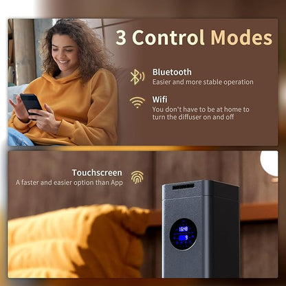 1500ml Scent Air Machine for Home, 4000 sq. ft Coverage Waterless Diffuser - Image 6