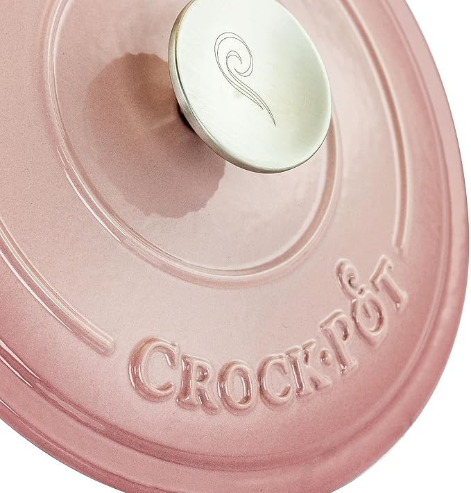 Crock-Pot Artisan Round Enameled Cast Iron Dutch Oven, Pistachio Green - Image 7
