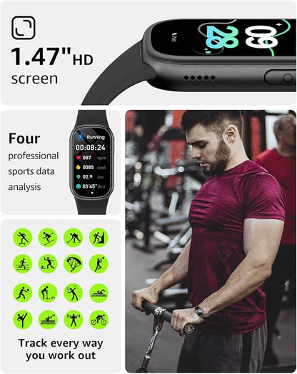 Asmoda Fitness Tracker, Smart Watch - Image 3