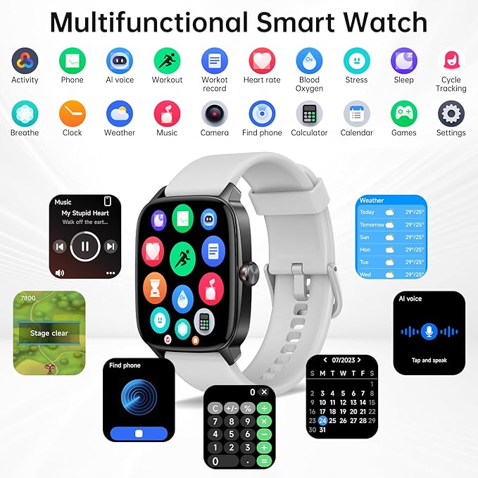 Smart Watches for Women Men - Image 4