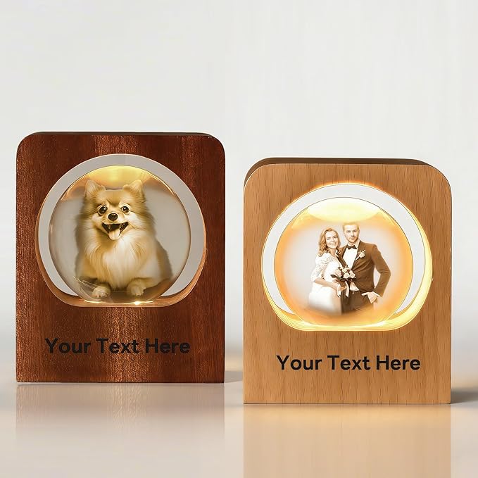 GigaGlow Personalized 3D Crystal Photo Night Light - Image 6