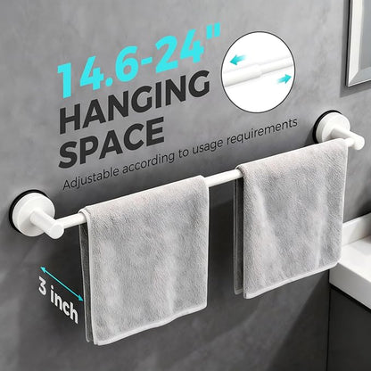 Adjustable Suction Cup Towel Bar - Image 2