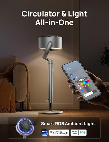 Dreo Smart Fans for Bedroom, 120° +120° Omni-Directional Oscillating Fan - Image 7