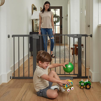 Cumbor 29.7-46" Baby Gate for Stairs, Mom's Choice Awards Winner-Auto Close Dog - Image 7