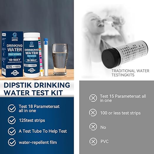 All-New 18 in1 Drinking Water Test Kit-125 Water Quality Test Strips - Image 6