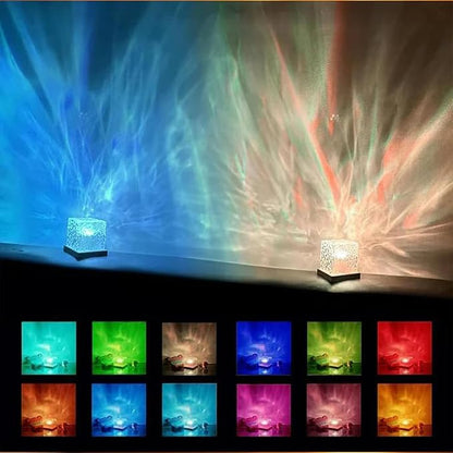Growalleter Ocean Wave Projection Lamp, 16 Color RGB Mood Light - Image 2