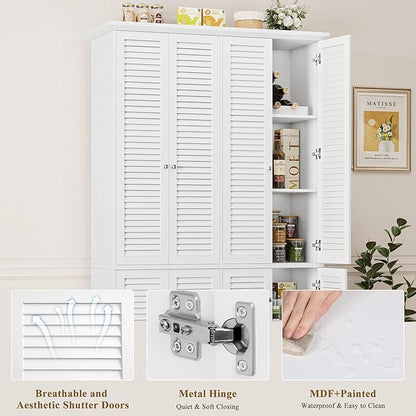 71” Tall Storage Cabinet, Kitchen Pantry Cabinet - Image 5
