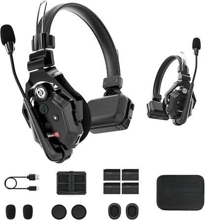 Hollyland Solidcom C1 2 Users 1100ft Full-Duplex Wireless Headset Intercom by Hollyland