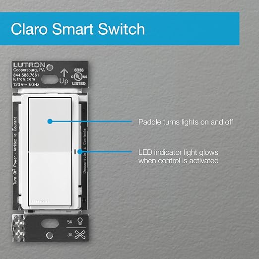 Lutron Claro Smart Light Switch - Image 13