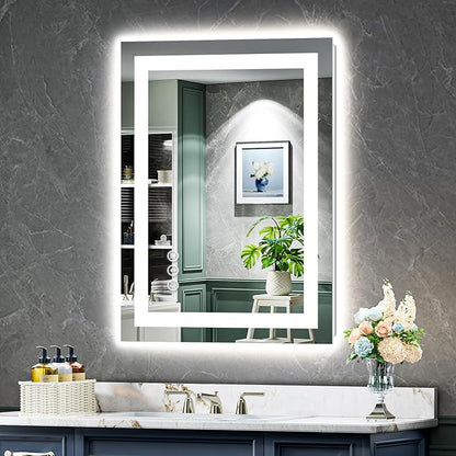 YEELAIT 24x30 Inch LED Bathroom Mirror by YEELAIT