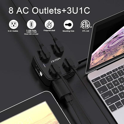 10 Ft Surge Protector Power Strip - Image 2