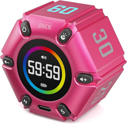 Printers Jack, Visual Pomodoro Timer, Productivity Cube Timer, Mute & Vibration by PrintersJack