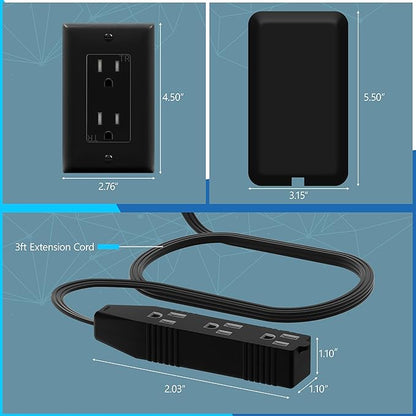 LIDER Flat-Face Outlet Extender - Image 2
