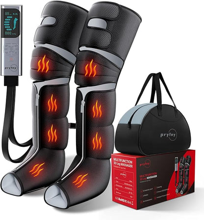 Leg Massager with Heat and Compression, Foot Massager by pryfey
