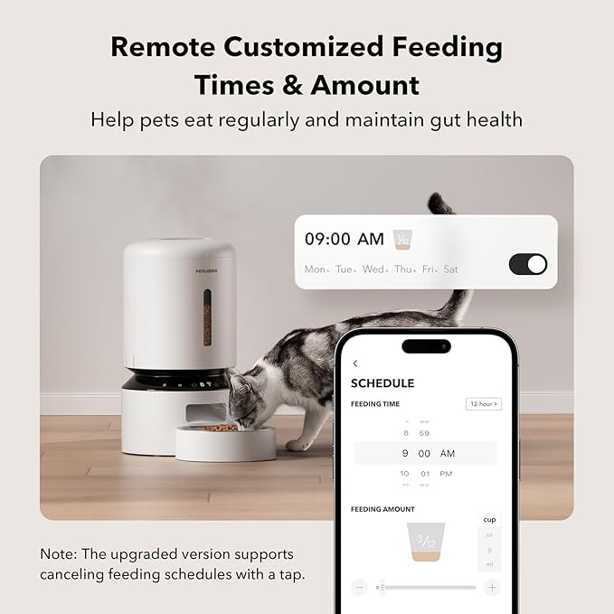 PETLIBRO Automatic Cat Feeder, 5G WiFi Automatic Dog Feeder - Image 3