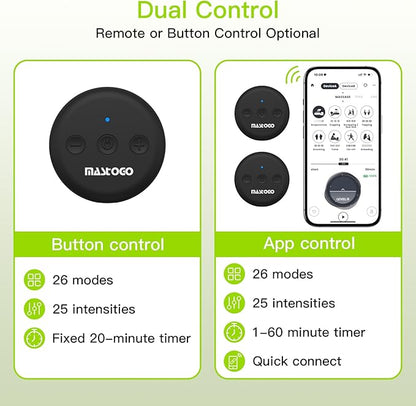 Wireless TENS Unit, Dual Host Muscle Stimulator - Image 8