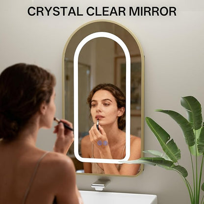 LED Arched Bathroom Medicine Cabinet - Image 9