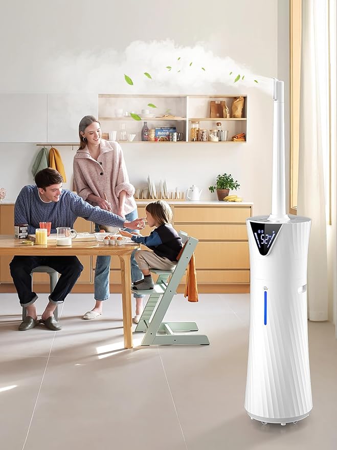 MONISEN 17L/4.5Gal Humidifier Large Room, Smart Quiet Ultrasonic Cool Mist - Image 8