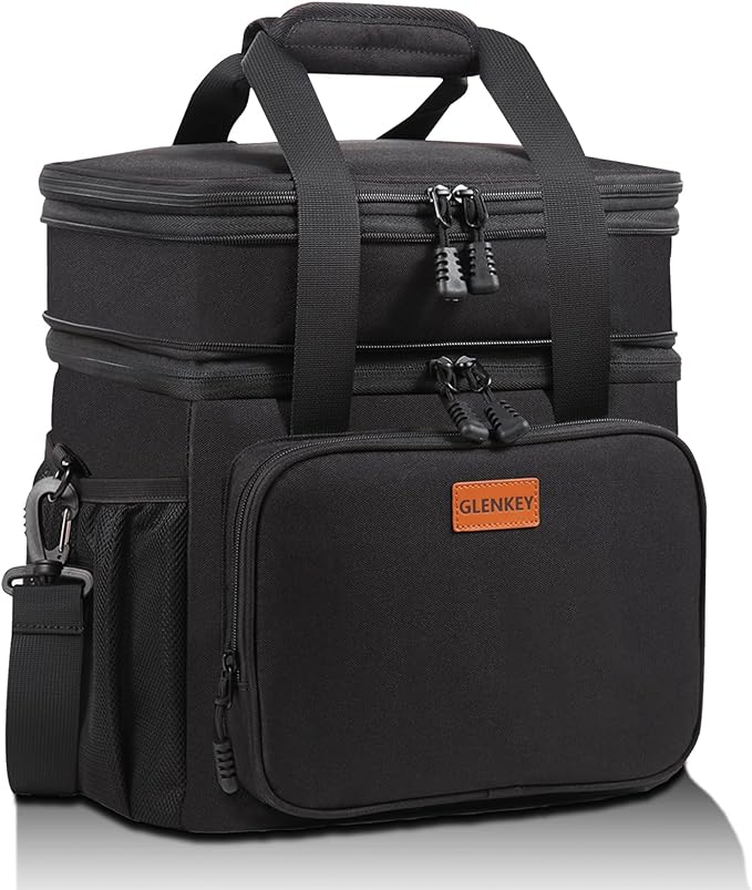 Expandable XLarge Lunch Box, Insulated Heavy Duty Lunch Bag Waterproof by GLENKEY