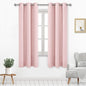 DWCN Blush Pink Blackout Curtains by DWCN
