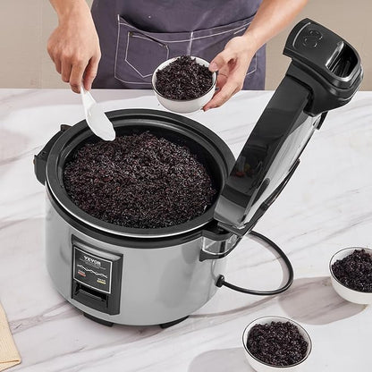 VEVOR Commercial Rice Cooker, 45-Cup Rice Cooker, 9.51 Qt / 9 Liter Large Rice - Image 8