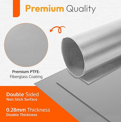 Silver Teflon Liner Roll for Ovens, Stovetops & Grills - Image 6