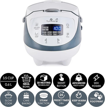 Yum Asia Panda Mini Rice Cooker - Image 2