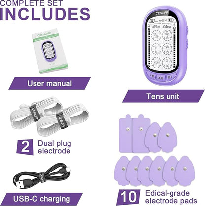 Dual Channel TENS EMS Unit TENS & PMS Unit - Image 8