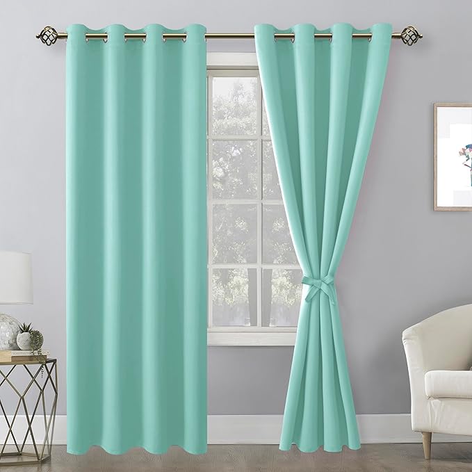 Hiasan Blackout Curtains for Bedroom, 52 x 84 Inches Long - Image 2